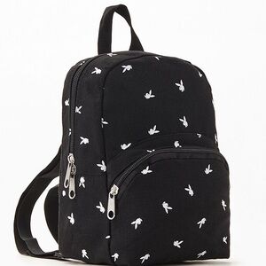 PacSun x Playboy Black Canvas Mini Backpack 🐰 | NWT